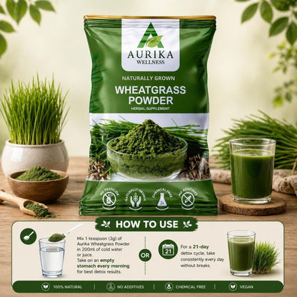 Aurika Wheatgrass Powder