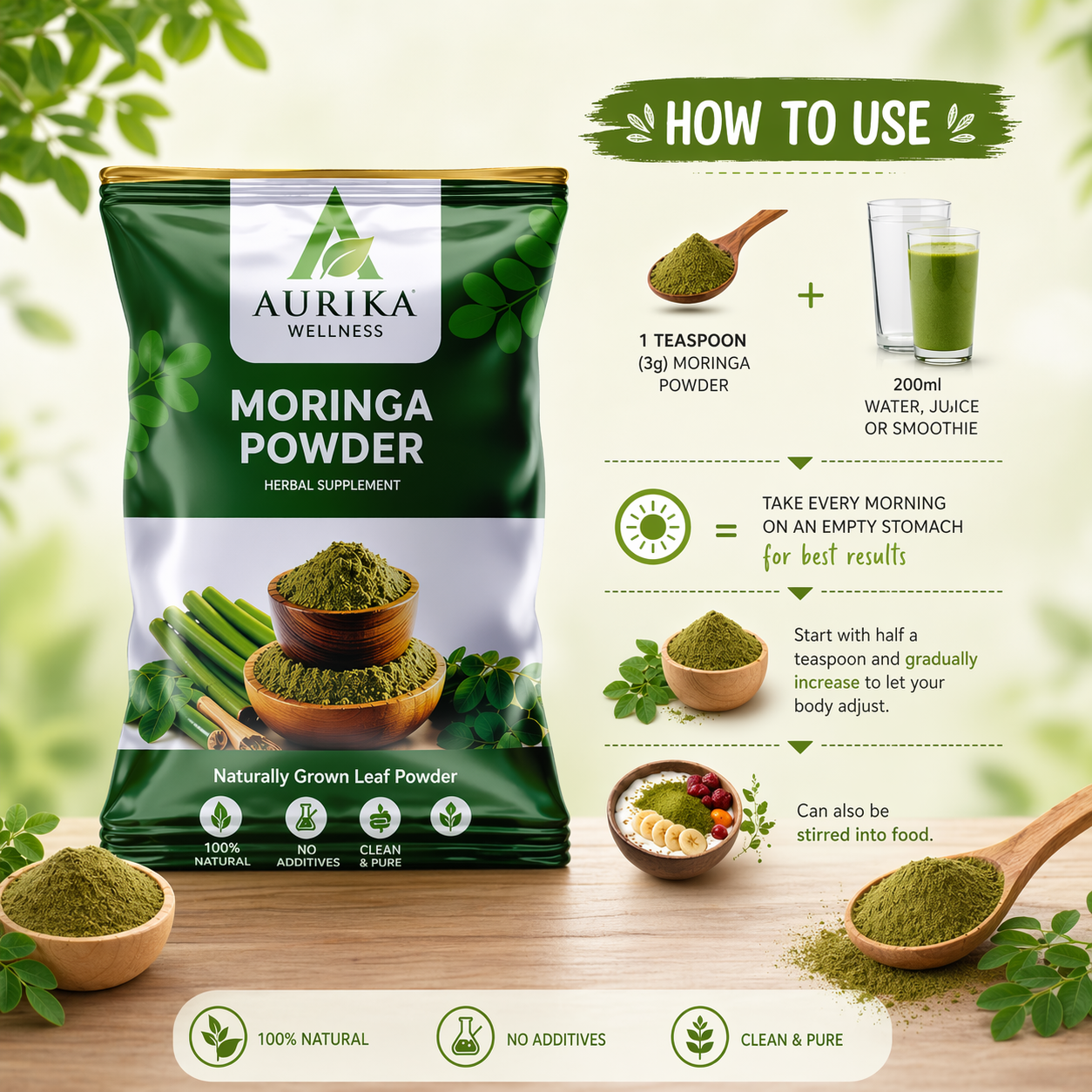 Aurika Moringa Powder