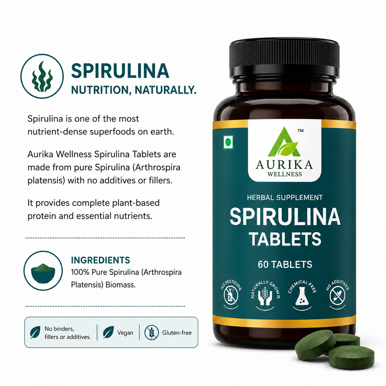 Aurika Spirulina Tablets